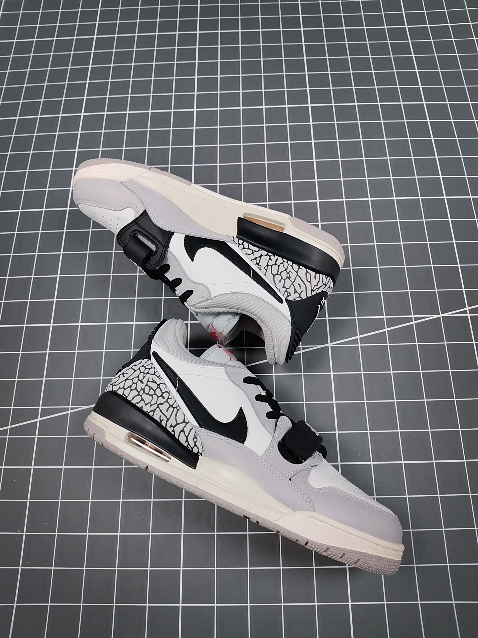 Air Jordan Legacy 312 Low White Cement Grey Black Shoes - Click Image to Close